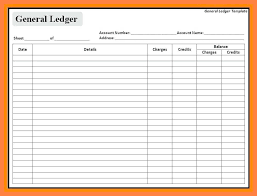 Account Ledger Template Accounting Ledger Excel Free Ledger Template