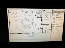 electrical layout drawing blueprint in