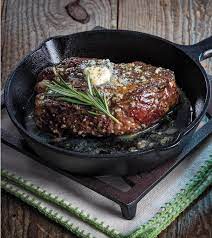 The steak itself is losing popularity as the flat iron steak is increasing in popularity. Seared Chuck Eye Steak With Rosemary Roasted Garlic Butter