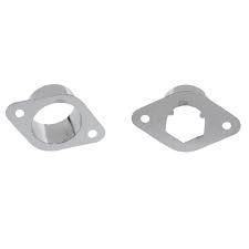 2 curtain pole recess brackets for 25mm