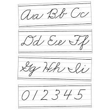 farmhouse alphabet line cursive