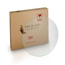 Fab Glass And Mirror 41 In Clear Round