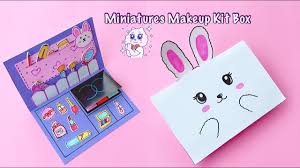 diy miniature makeup kit box