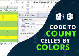 vba code to count cells by color easy