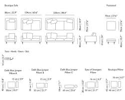 sofa bed dimensions