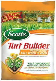 Scotts Turf Builder Lawn Food Winterguard Fall Weed Feed