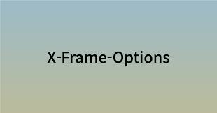 x frame options 설정