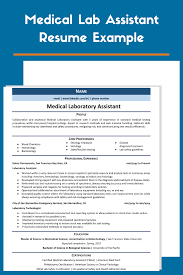 Surgeons, doctors, nurses and general physicians can use it to showcase their degrees and doctorates, as well as relevant experience. Medical Laboratory Assistant Resume Example Guide 2021 Zipjob