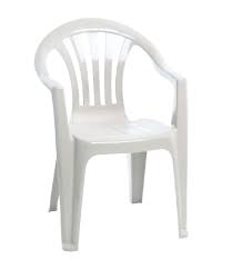 taurus home s resin chair white