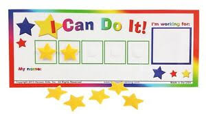 Details About I Can Do It Star Token Reward Board Incentive Autism Chart By Kenson Kids