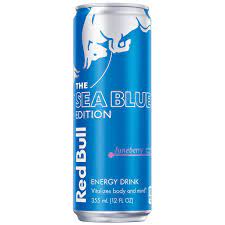 red bull sea blue edition energy drink