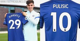 Chelsea's third kit draws inspiration from the 1990s, with nike also. New Chelsea Fc Kit Numbers Announced Havertz Thiago Silva Werner Pulisic More Footy Headlines