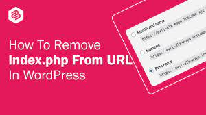 remove index php from url in wordpress