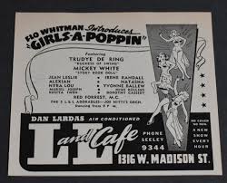 1944 print ad chicago l and l cafe 1316