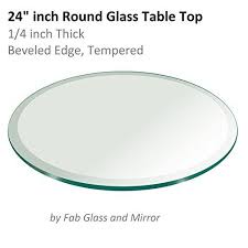 24 Inch Round Glass Table Top 1 4