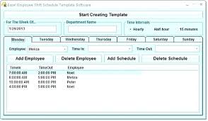 Printable Daily Schedule By Hour Hourly Template Free Word Excel