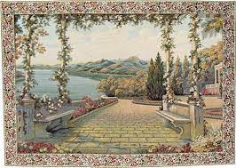 Lake And Terrace Tapestry Lake Como