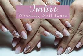 Ombre Wedding Nails Designs For Bride
