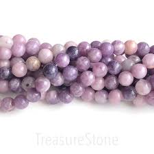 lepidolite beads whole beads and