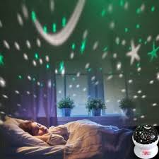 Led Star Night Light Projector Kids Starry Mood Sky Projection Lighting Nursery Ebay