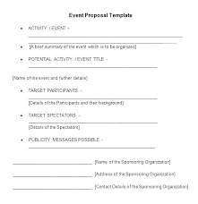 Event Organizing Business Plan Events Management Template