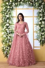 This name may also be substituted for peachy. like the color apricot, the color peach is paler than most actual peach fruits and seems to have been formulated (like the color apricot). Peach Color Gown Theindianfab