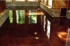 best stained concrete flooring in