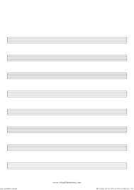Blank Sheet Music Manuscript Paper