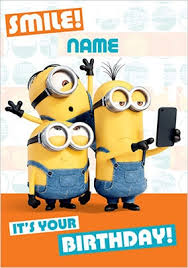 Pictures with minions for the boy on his birthday is an original and pleasant virtual gift, which will appeal to young children who are already able to view bright and colorful images, as well as boys older who already have their own set of interests. Send Minions Birthday Cards For Kids Funky Pigeon