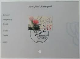 .diesen brief eine briefmarke aufkleben post deutsche post briefmarken / sammeln, auktionen wo bekommt man eine briefwaage? Brd 2003 Briefmarke Serie Post Rosengruss Est Minr 2317 Aufgeklebt Ebay