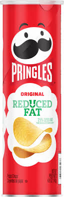 reduced fat pringles potato crisps