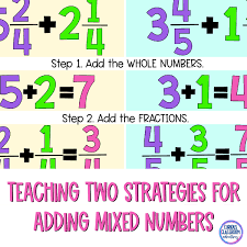 teach adding mixed numbers
