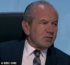 First to bite the dust: Lord Alan Sugar fired hopeful Bilyana Apostolova on the first installment of this series of The Apprentice - article-2118461-1246A27D000005DC-542_306x283