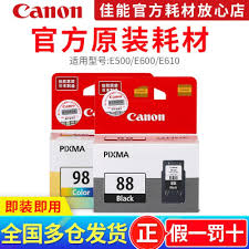 This black canon ink cartridge delivers exceptional quality even when you scan images or copy documents. Canon Pg 88 Cl 98 Black Color Ink Cartridge E500 600 Inkjet Copy Printing Machine Original Consumable Black Color Suit