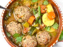 albondigas soup mexican meatball soup