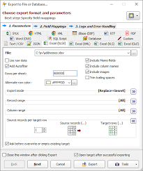 exporting sqlite to excel exportizer