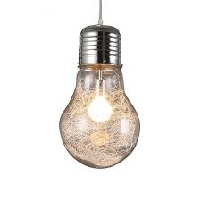 Bulb Shaped Pendant Lighting Industrial