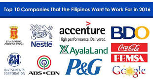 companies that the filipinos