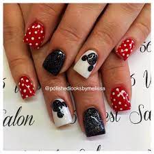 Disney Nail Art // Polished Looks By Melissa: Mickey Mouse | Mickey nails, Disney  nails, Mickey mouse nails