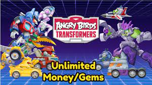 Angry Birds Transformers Unlimited Money and Gems Mod No Root by GamerX