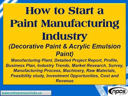 How To Start A Paint Manufacturing Industry Decorative Paint Acrylic Emulsion Paint