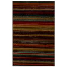 boho stripe area rugs mats at lowes com