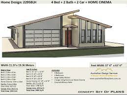 Bedroom House Plans Double Garage Home