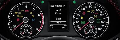 volkswagen dashboard warning lights