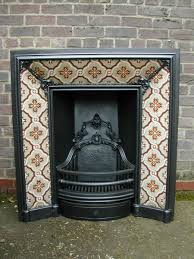 Victorian Tiled Cast Iron Fireplace