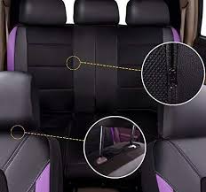 Car Seat Covers Black And Purple