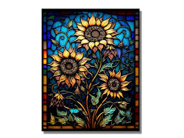 Stained Glass Painting Art Work Stained