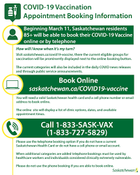 Maybe you would like to learn more about one of these? Government Of Saskatchewan On Twitter 1 2 Starting March 11 At 8 00am Residents Ages 85 And Over Will Be Able To Book Their Covid 19 Vaccine Appointment Online Or Over The Phone Appts Can