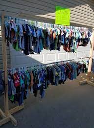 Explore 33 listings for used clothes racks for sale at best prices. Trendy Yard Sale Clothes Rack Fun Ideas Yard Sale Clothes Yard Sale Clothes Rack Yard Sale Display