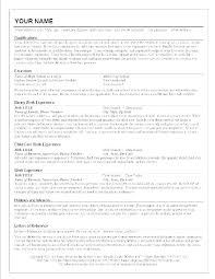 Sample Child Care Resume Resume For Child Care Job Child Care
